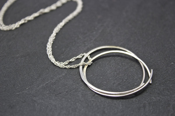 Pendant with two large circles