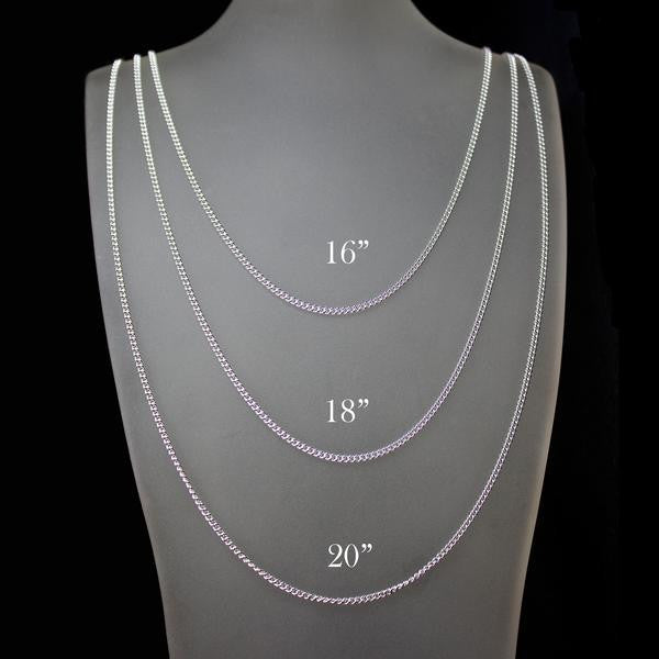 Necklace with circle loop and rose quartz drop